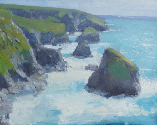 Afternoon Light, Bedruthan Steps, Cornwall