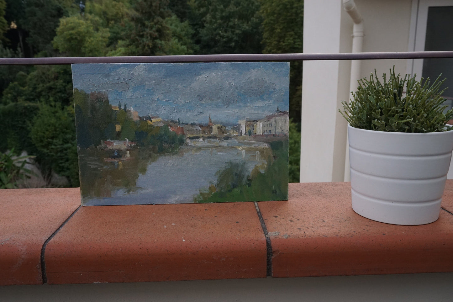 Saturday Morning on the Arno, Florence